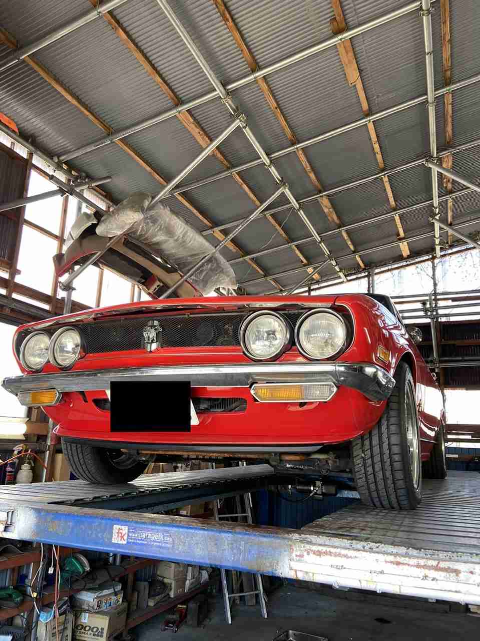 いすゞ 117クーペ 燃料ポンプ交換 | garageFK 