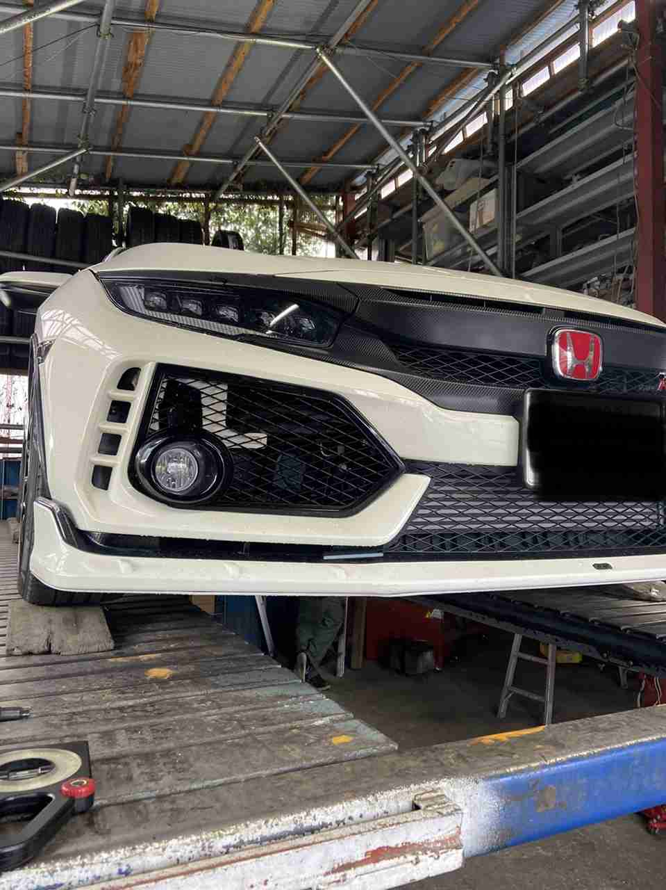 FK8 シビックタイプR キャンバージョイント取り付け | garageFK