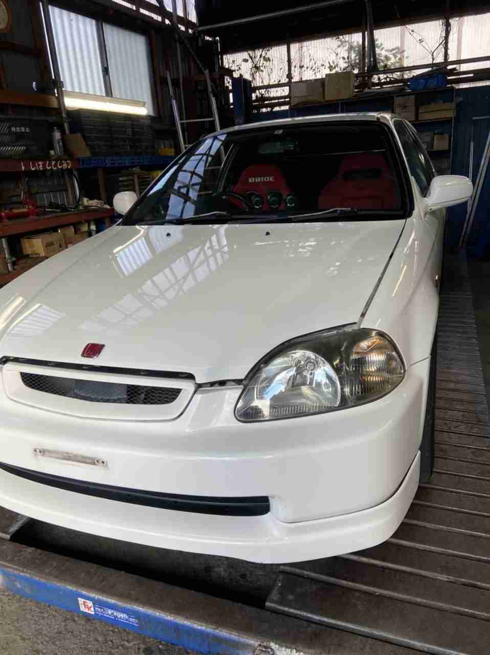 EK9 シビックタイプR ブレーキキャリパー交換 | garageFK