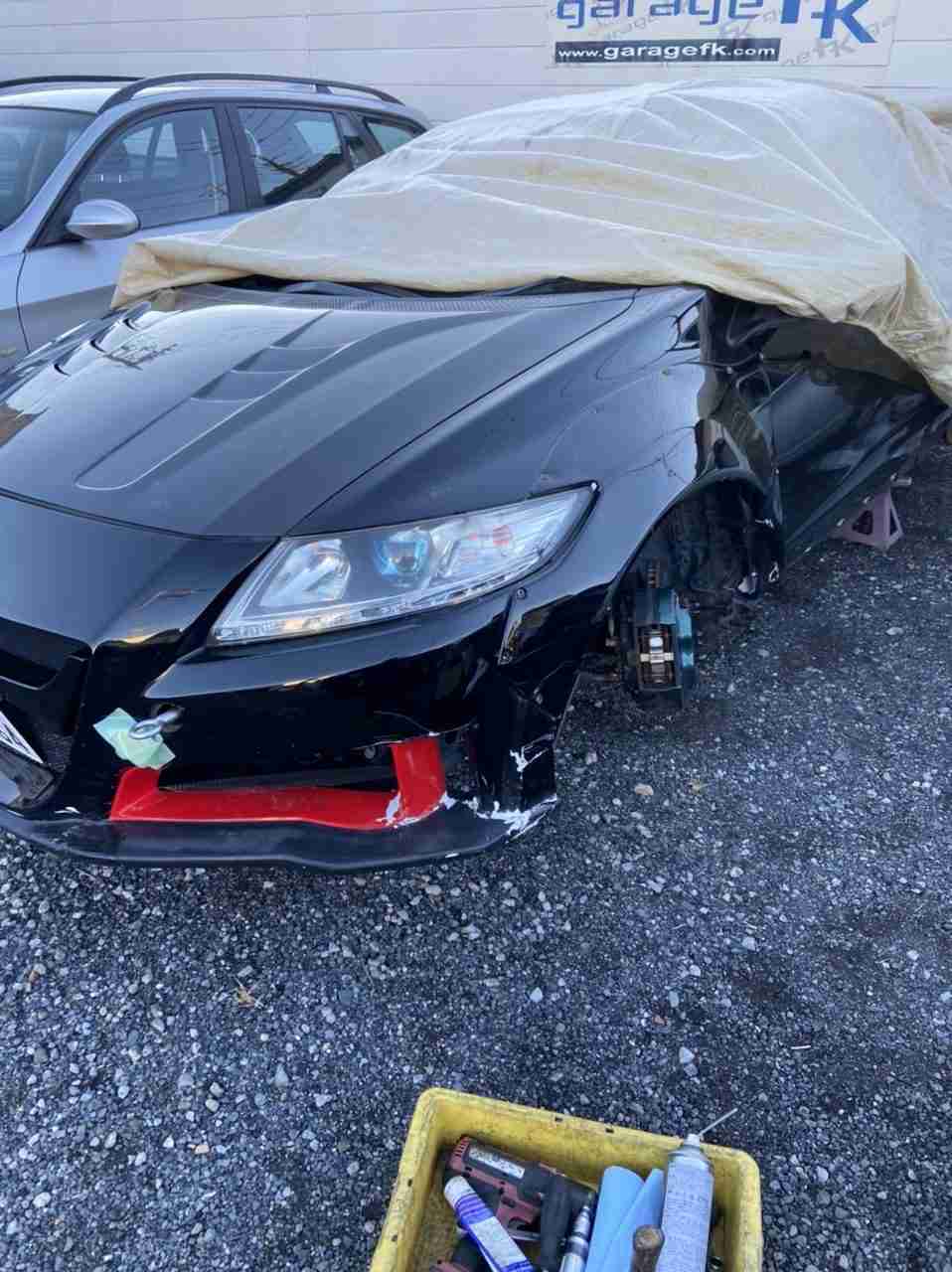 ZF1 CR-Z 足回りの事故修理 | garageFK