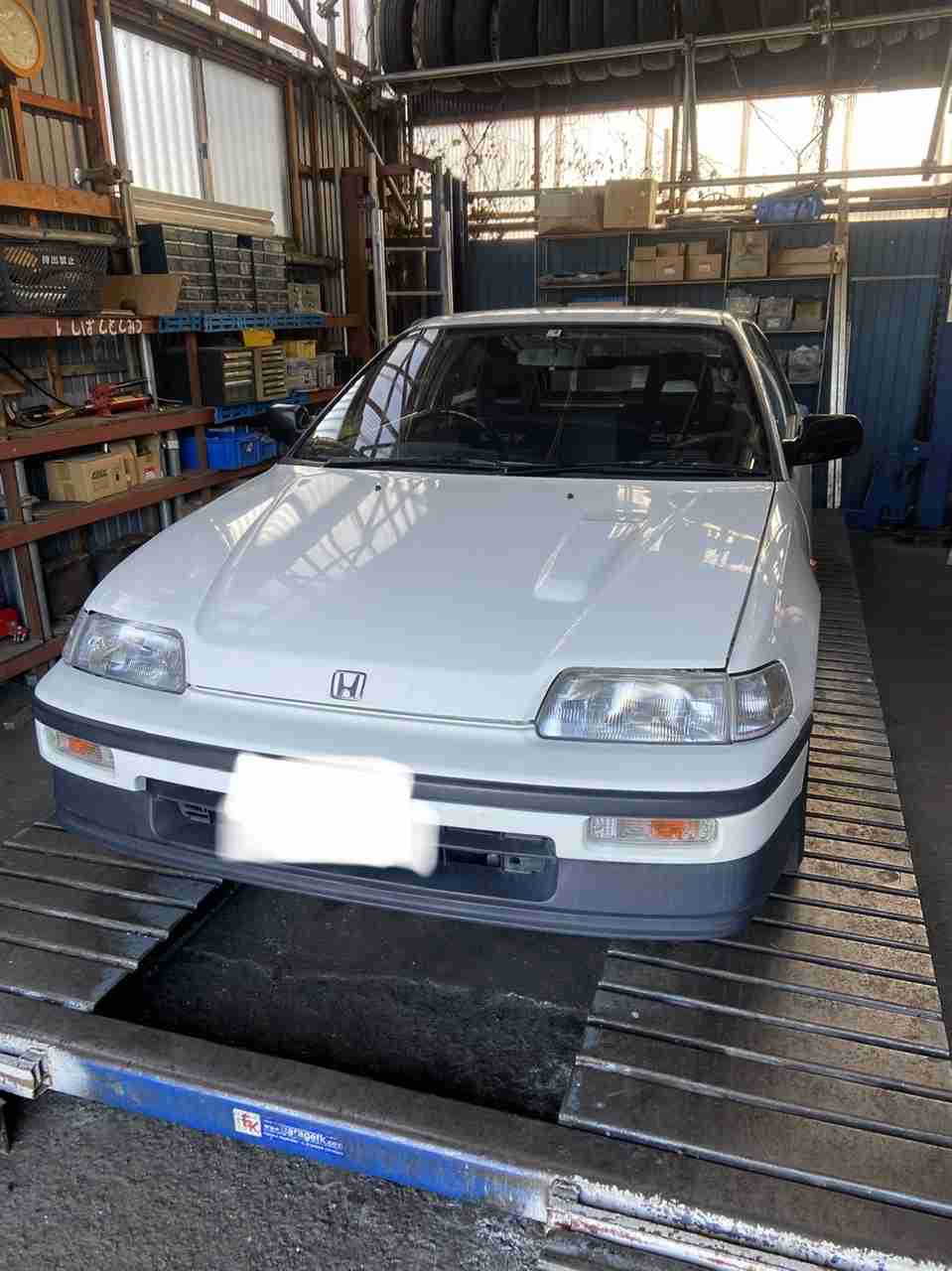 EF7 CR-X エキマニ交換 | garageFK
