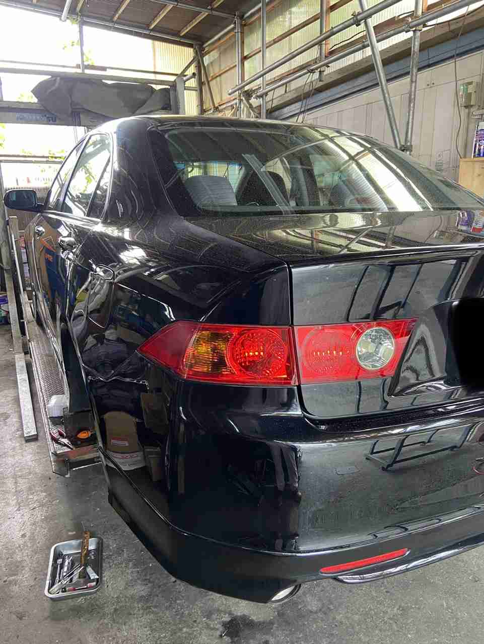 CL7 アコードユーロR リアブレーキ交換！！ | garageFK