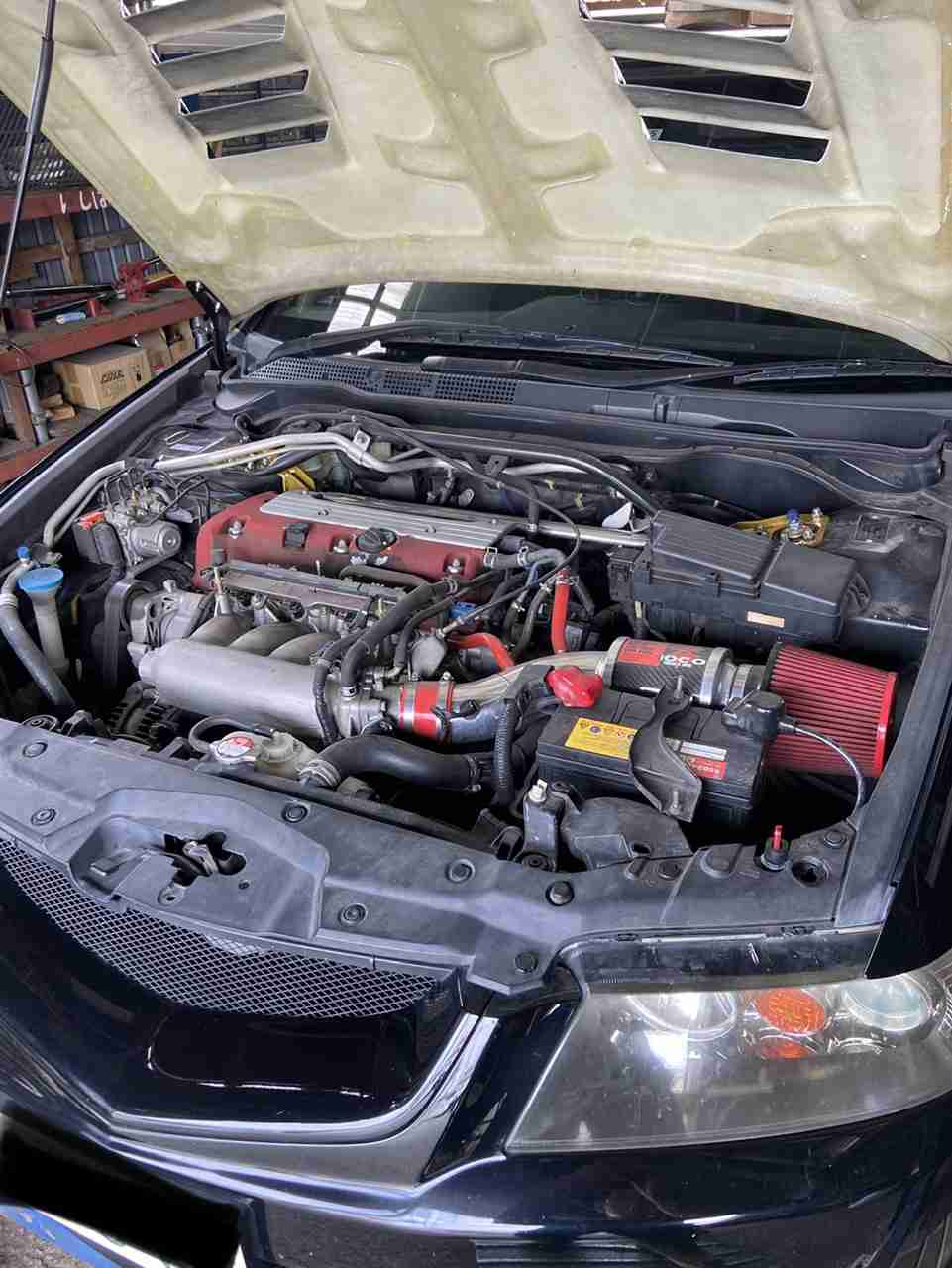 CL7 アコードユーロR エアクリーナーBOX取り付け！！ | garageFK