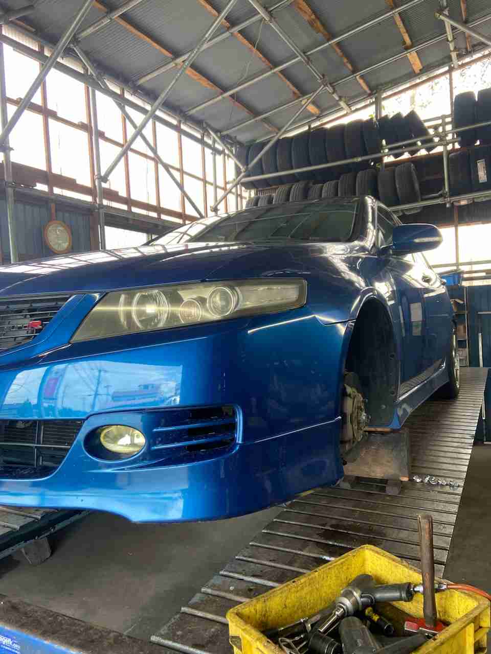 CL7 アコードユーロR ナックル曲げ加工 | garageFK