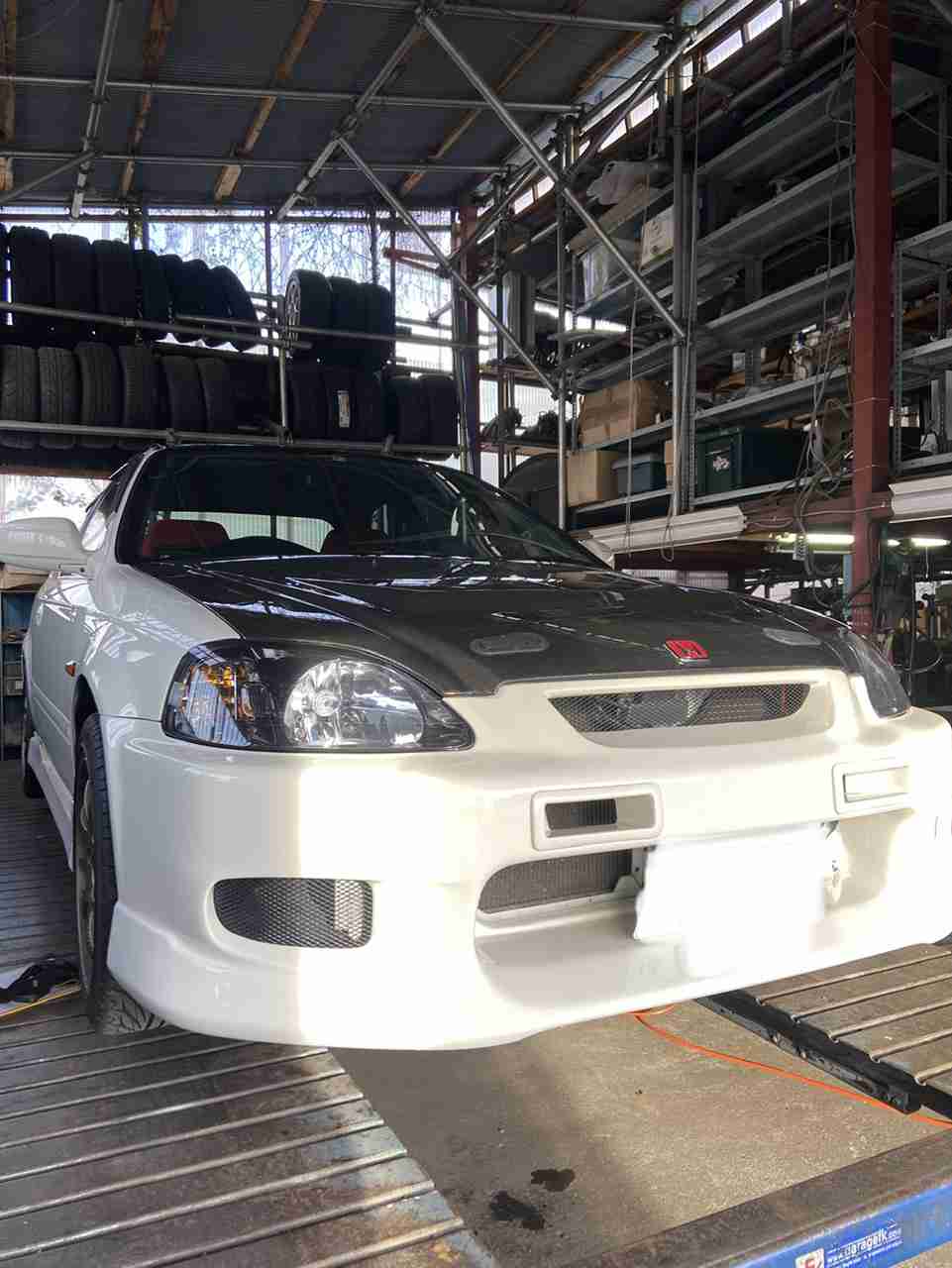 EK9 シビックタイプR リアハブ交換！！ | garageFK