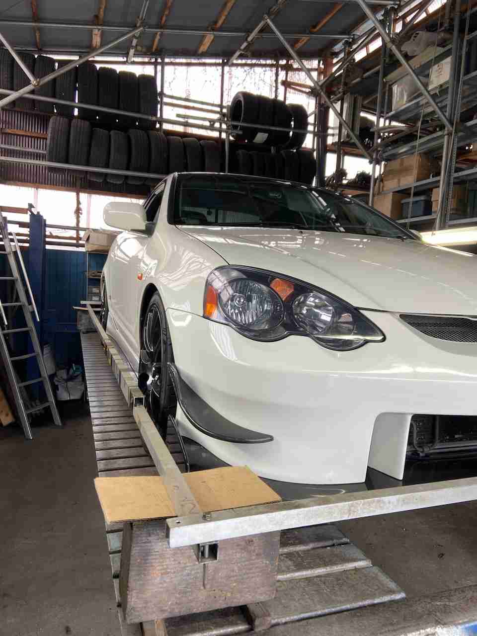 DC5 インテグラタイプR 車高調整＆アライメント調整 | garageFK