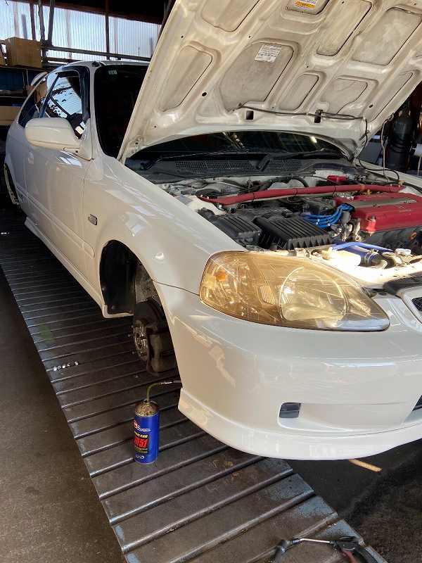 EK9 シビックタイプR エンジンマウント交換！！ | garageFK